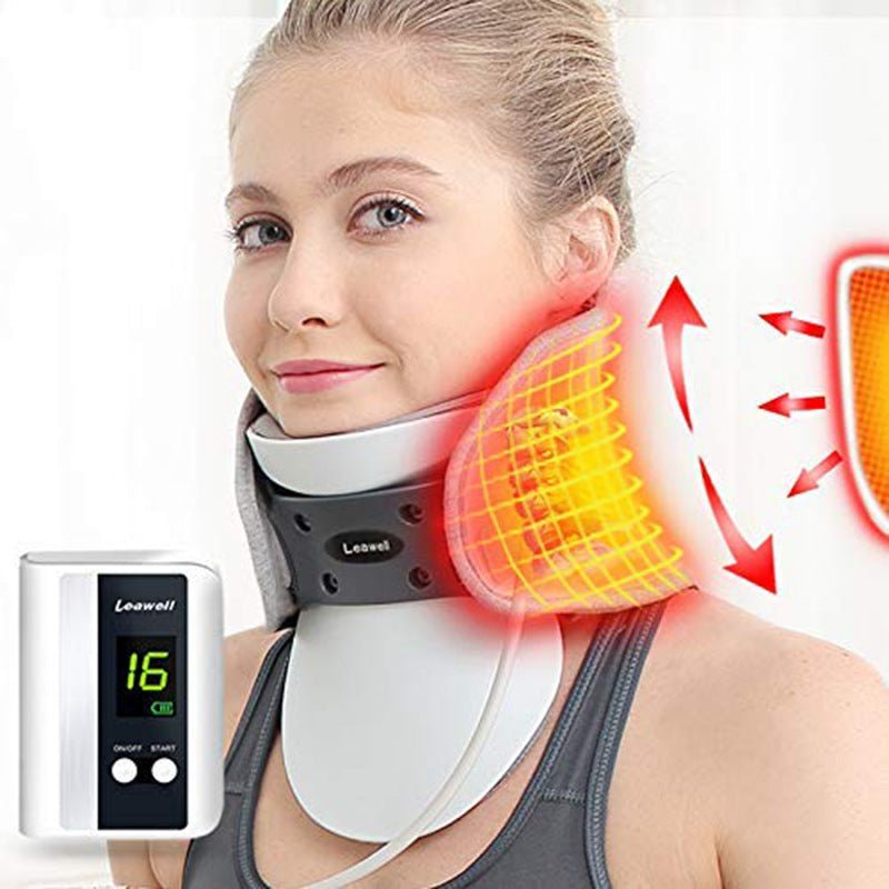 automatic inflatable cervical neck support