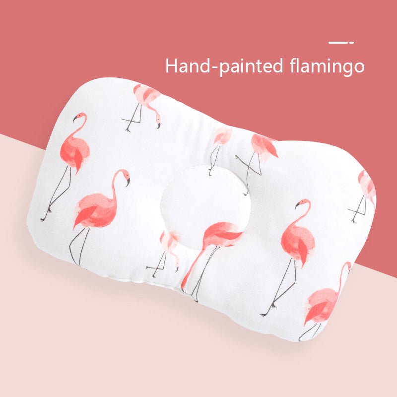 Cotton baby head shaping pillow for newborns