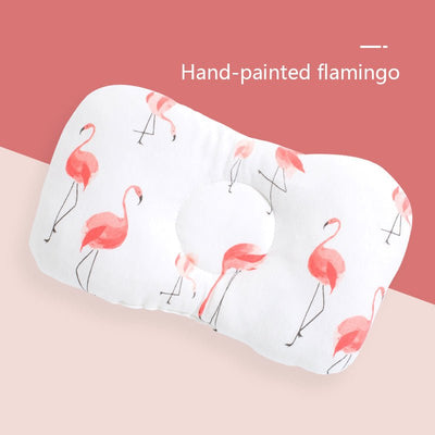 Cotton baby head shaping pillow for newborns