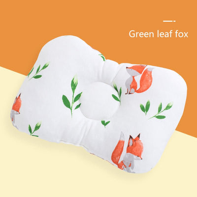 Soft cotton pillow for newborn sleeping comfort
