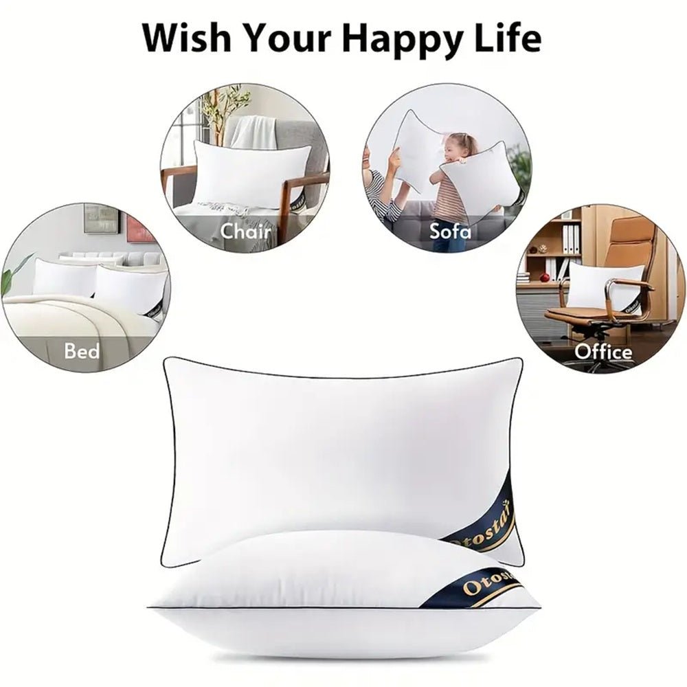 Bed Pillows Blue