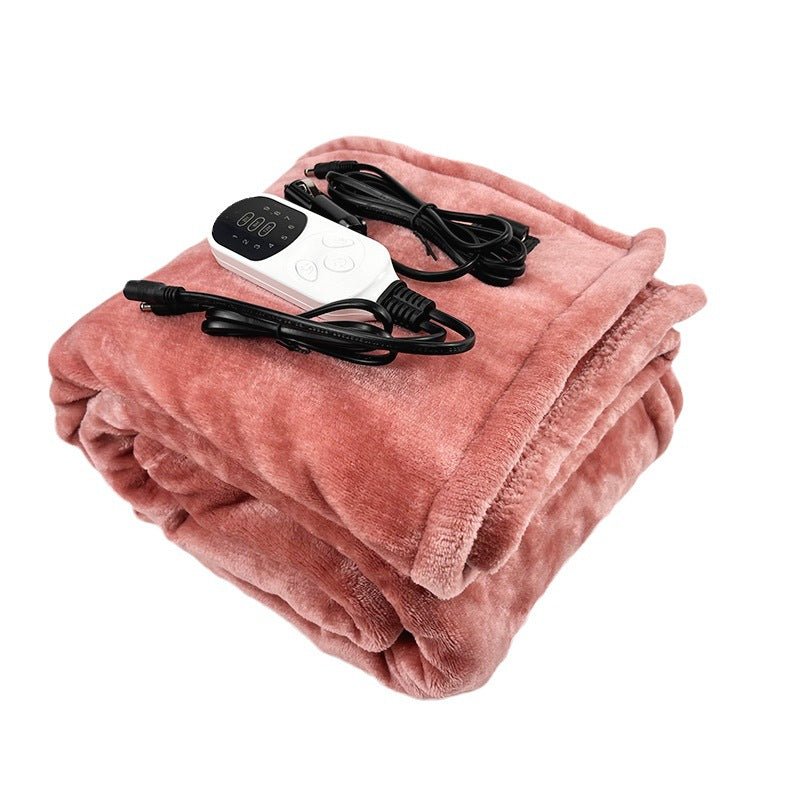12V Car Electric Heating Blanket for Travel, Office & Comfort