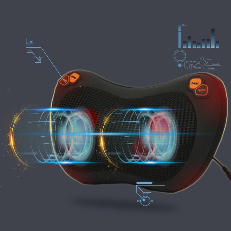 Electric Neck Massage Pillow for Cervical Support & Relaxation