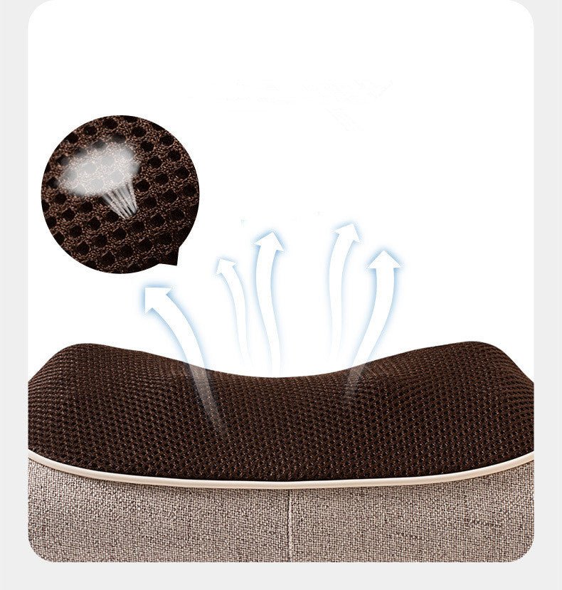 Multifunctional Cervical Neck Massage Pillow for Home & Travel