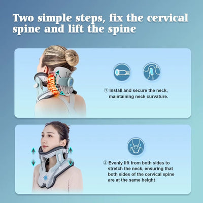 Chiropractic Cervical Neck Traction Brace for Posture Support