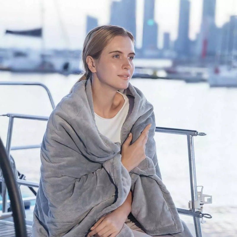 Portable Electric Heating Blanket for Comfortable Office Naps