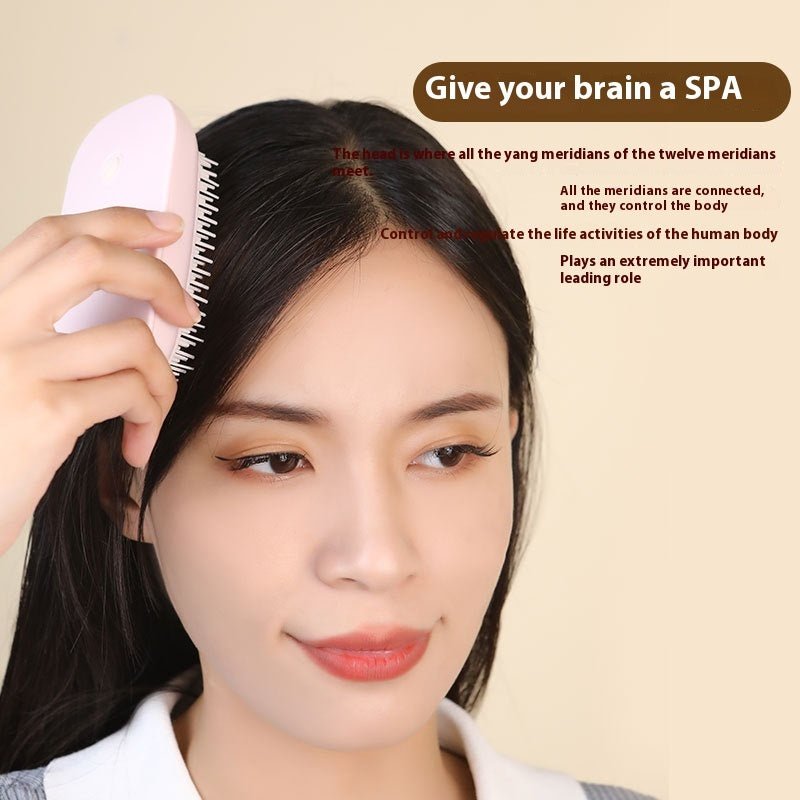 Electric Scalp Massager Comb for Hair & Relaxation at Home