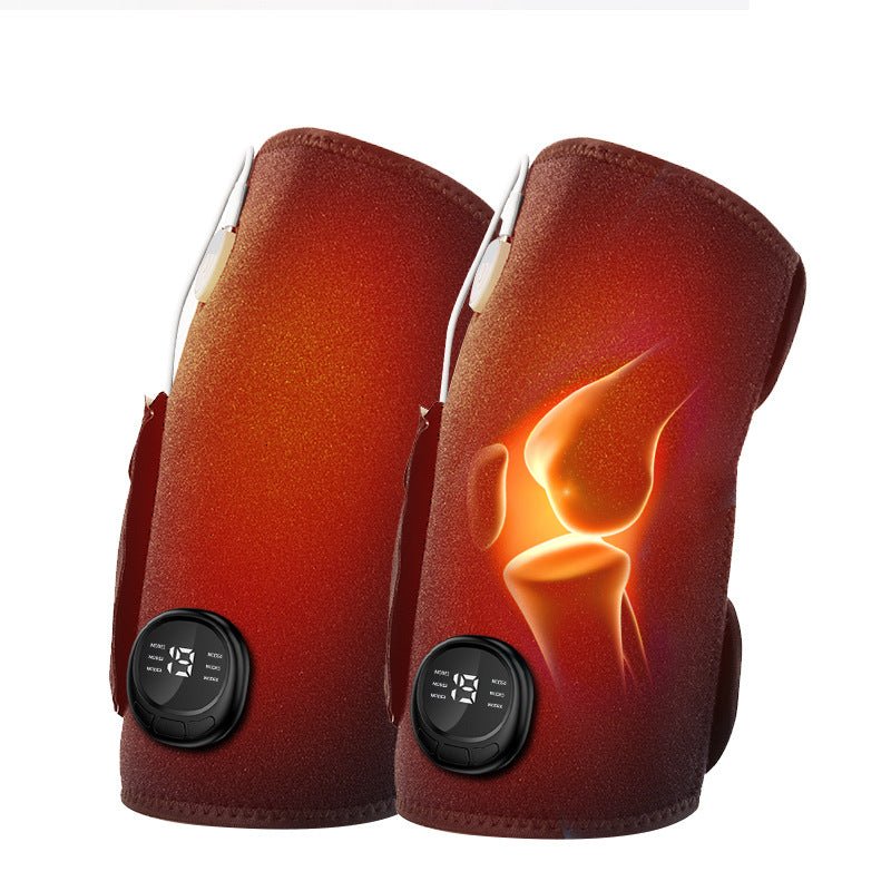 Wearable EMS Knee Massage Device with Heating Function for Home Relaxation