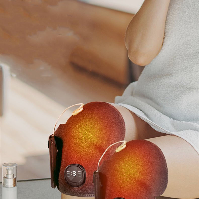 EMS Heated Knee Massager with Adjustable Heat and Massage for Everyday Comfort