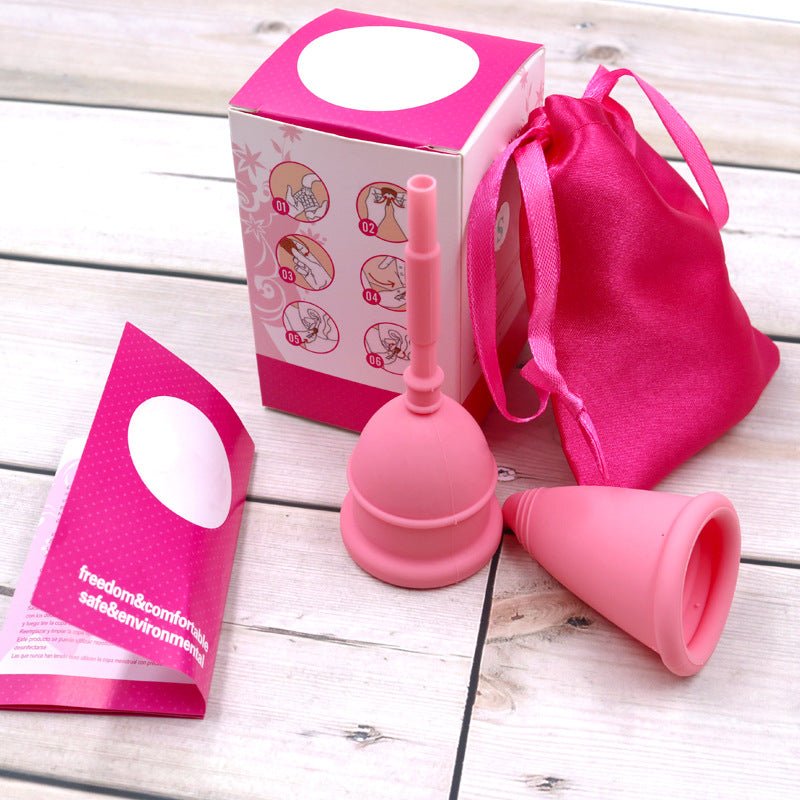 Foldable silicone menstrual cup sterilizer for home and travel use