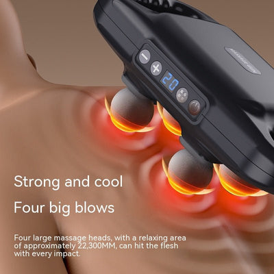 Rechargeable Full Body Massage Gun for Deep Muscle Relaxation and Everyday Wellness
