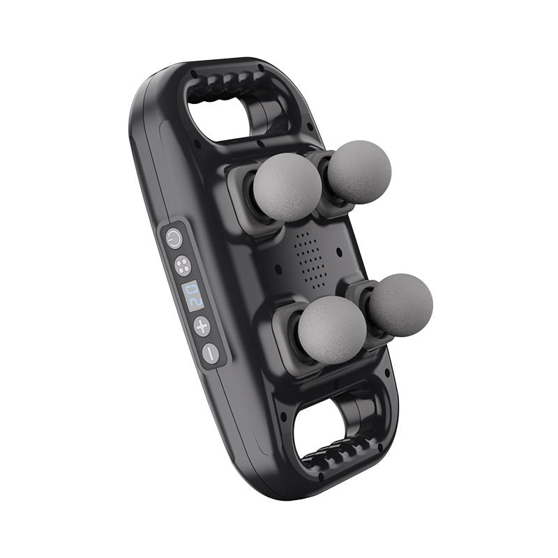 High Frequency Massage Gun with Four Interchangeable Massage Heads