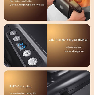 Four Head Deep Tissue Massage Gun for Full Body Muscle Relaxation
