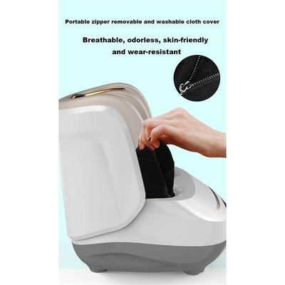 Fully Enclosed Foot Massage Machine with Heat for Home Relaxation