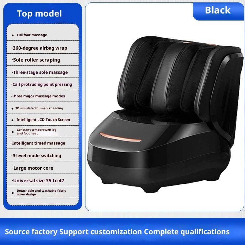 Electric Heated Foot Massage Machine with Full Foot Wrap for Everyday Comfort