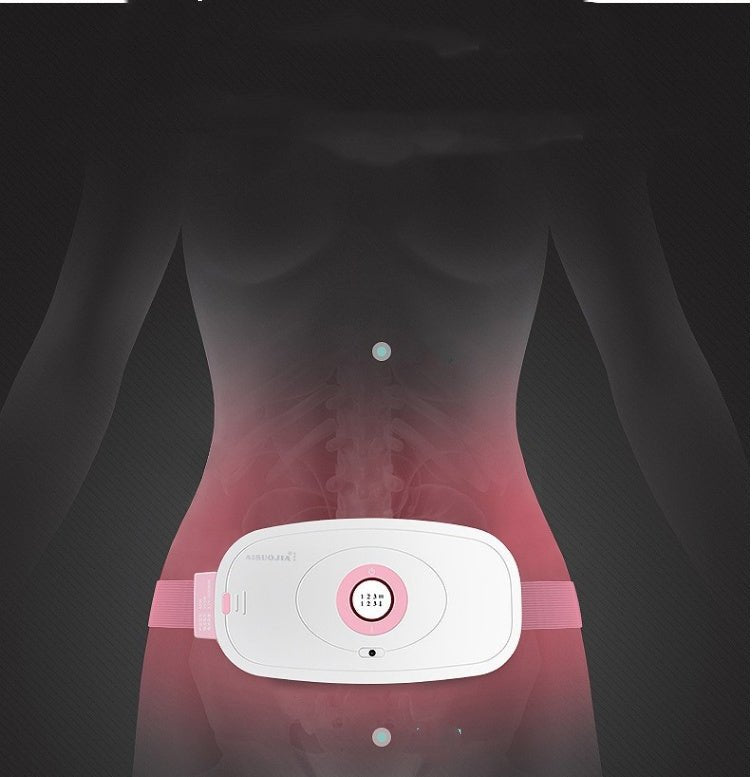 Portable menstrual heating belt for abdominal pain relief