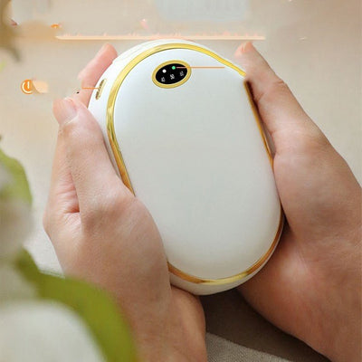 Electric hand warmer for period cramps and abdominal comfort