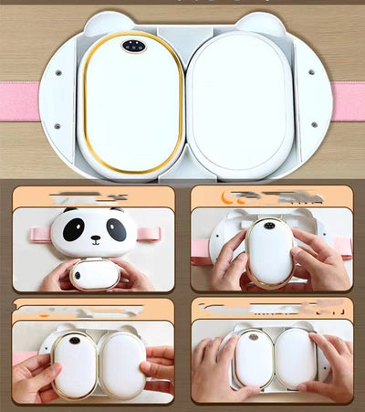 Rechargeable menstrual hand warmer for girls and women