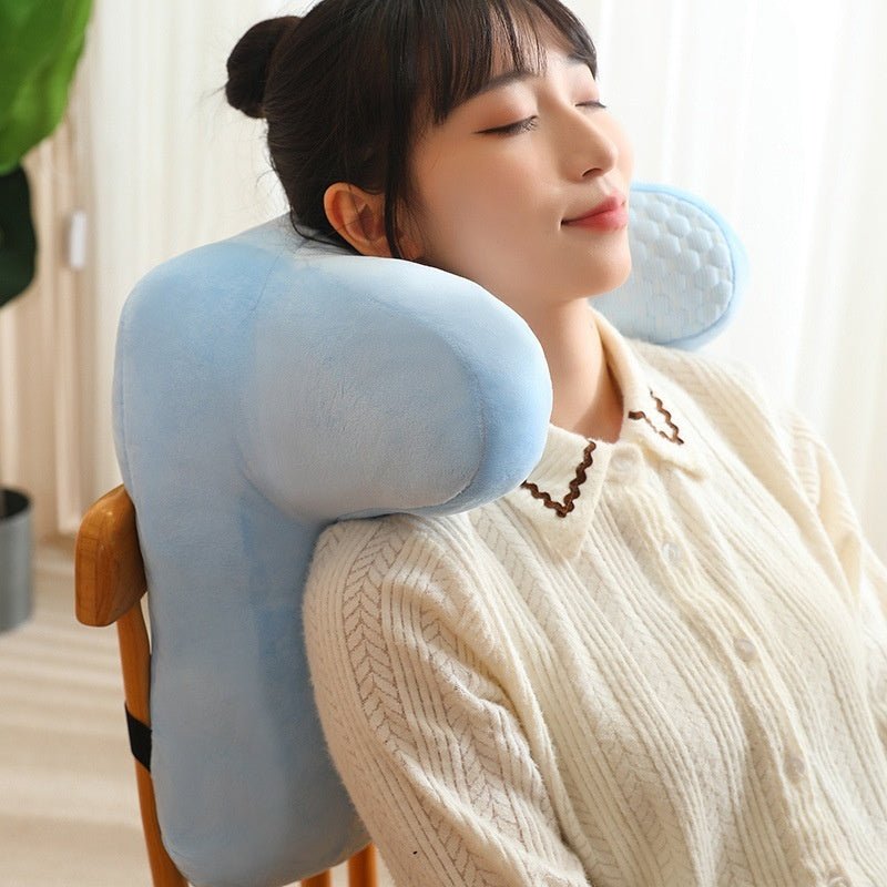 Memory Foam Nap Pillow for Office Desk, Car & Travel Comfort