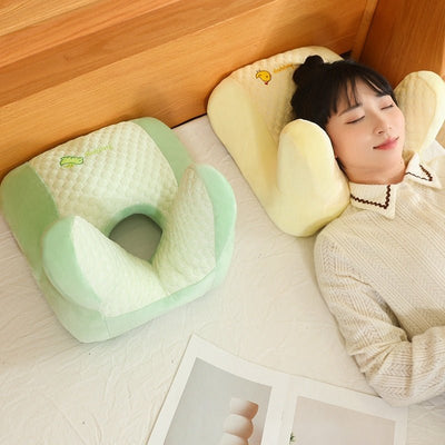 Memory Foam Nap Pillow for Office Desk, Car & Travel Comfort