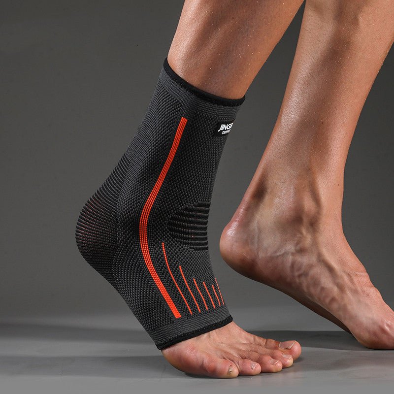Adjustable ankle support sleeve for sports, running and injury recovery