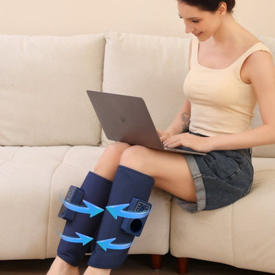 Electric Heated Foot Massage Machine with Full Foot Wrap for Everyday Comfort
