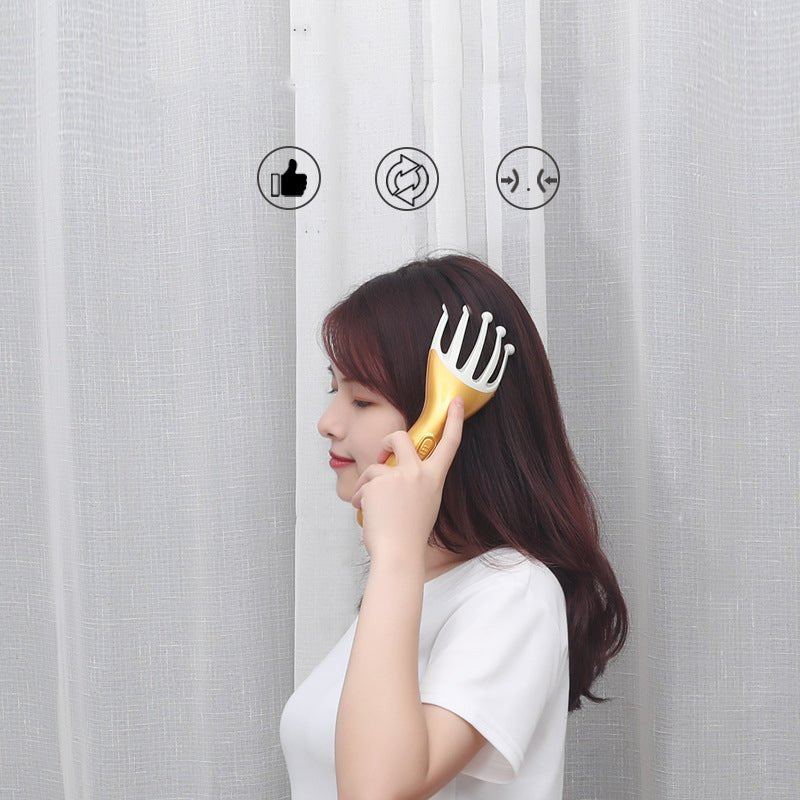 Scalp Massager Hair Brush Comb Deep Tissue Head Massage Tool for Relaxation, Scalp Stimulation & Hair Care