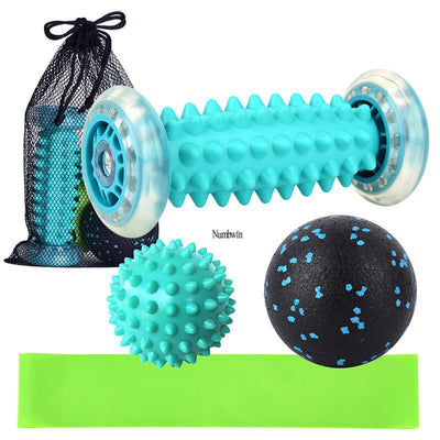 Textured massage ball for foot pain, yoga recovery, and deep tissue massage