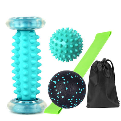 Handheld foot massage roller ball for muscle recovery, fitness, and daily relaxation