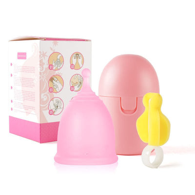 Leak resistant reusable menstrual cup for women
