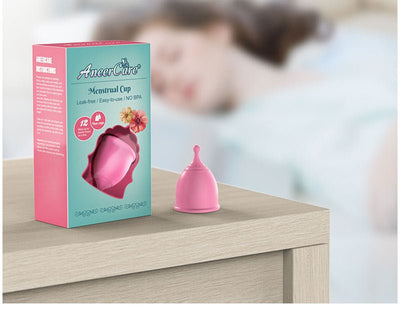 Reusable menstrual cup sterilization device for convenient feminine care