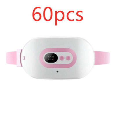 Adjustable rechargeable heating belt for abdominal comfort during menstruation