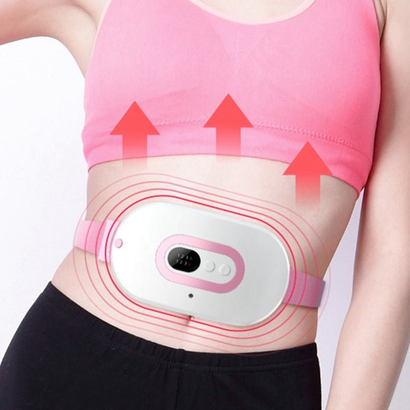 Women’s menstrual heat therapy belt with rechargeable lithium battery design