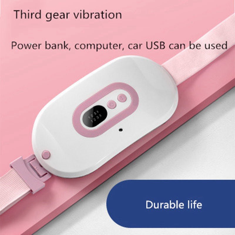 Rechargeable warm belt for period pain relief and everyday comfort