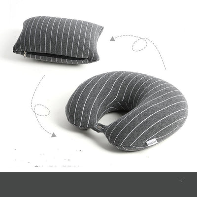 Portable travel neck pillow for office and outdoor rest