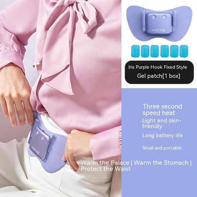 Women's rechargeable heating belt with soft fabric for period care and relaxation