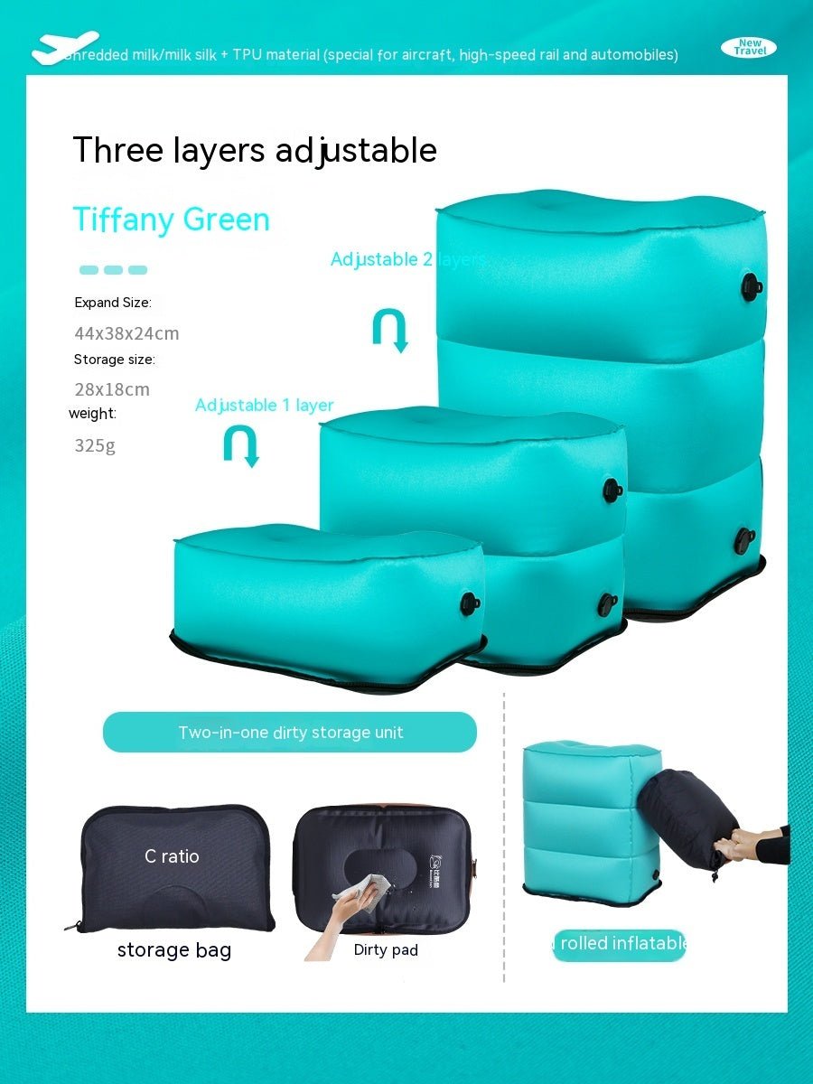 Portable Travel Pillow for Stomach Sleeping & Neck Support
