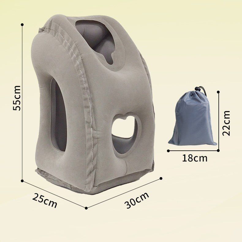 Portable Travel Pillow for Stomach Sleeping & Neck Support