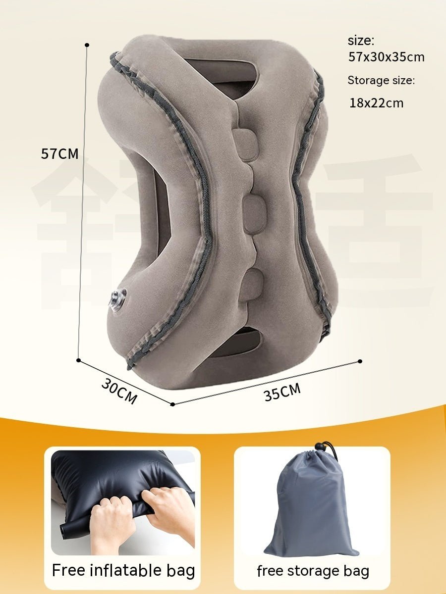 Portable Travel Pillow for Stomach Sleeping & Neck Support