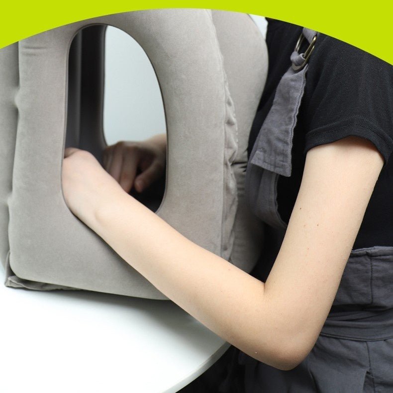 Portable Travel Pillow for Stomach Sleeping & Neck Support