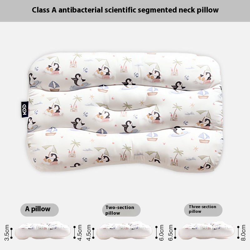Breathable cotton pillow for children's bedtime