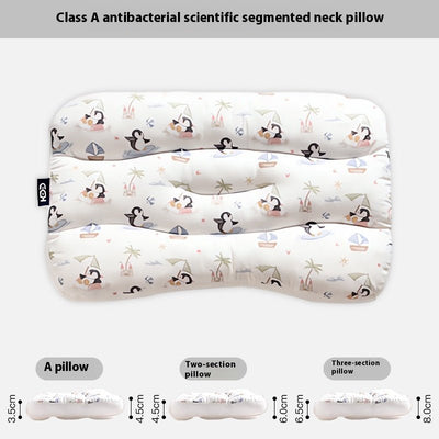 Breathable cotton pillow for children's bedtime