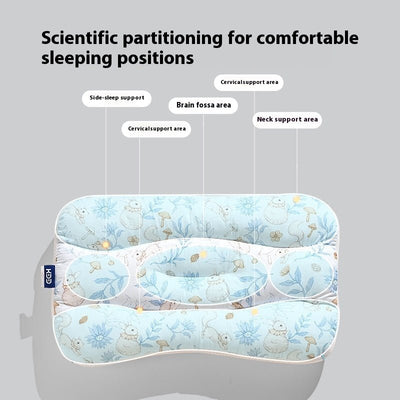 Ergonomic sleeping pillow for children and toddlers