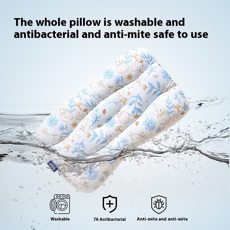 Pure cotton kids neck support pillow for children