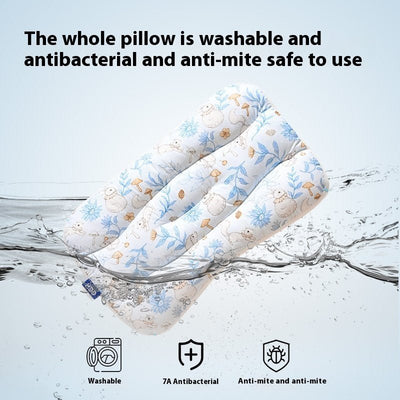 Pure cotton kids neck support pillow for children