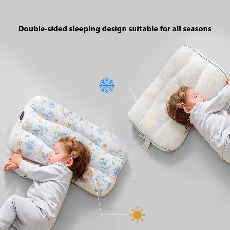 Comfortable cotton children's pillow for home use