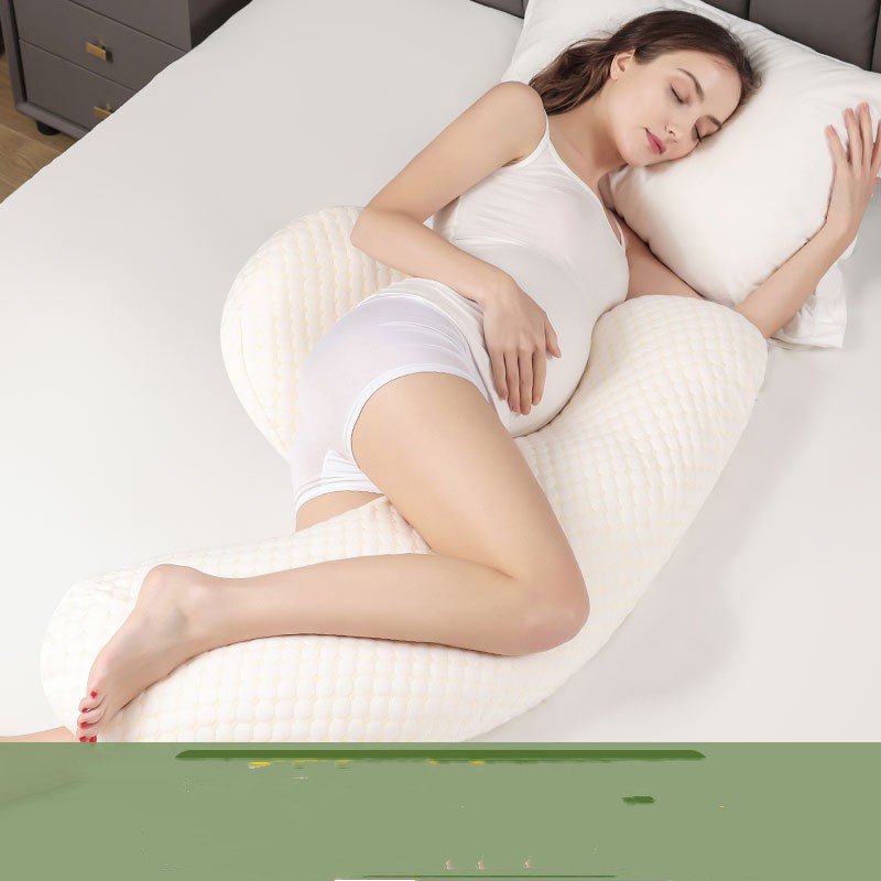 Pregnancy body pillow with back and hip support