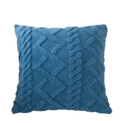 Simple Double-Sided Taffeta Plush Cover Plush Throw Pillow Bedside Lumbar Support Sofa Cushion
