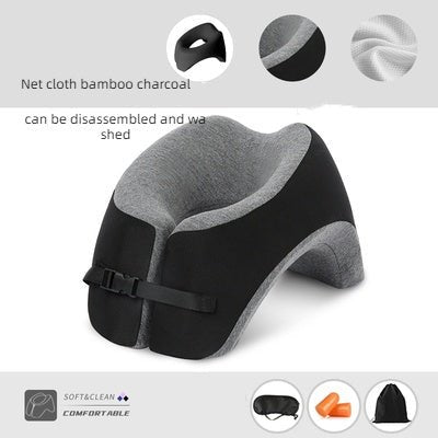 U-Shaped Office Nap Pillow for Neck Support & Travel Comfort
