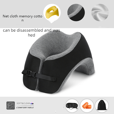 U-Shaped Office Nap Pillow for Neck Support & Travel Comfort
